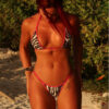 Conjunto Nathy Zebra com Rosa sem Bojo